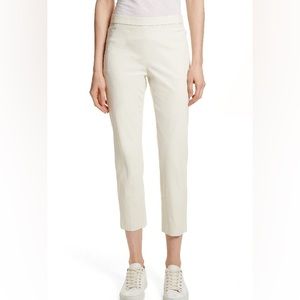 Theory basic pull on pant, ivory, twill - size 00
